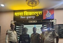 मोटरसाइकिल चोर थाना शिकारपुरा पुलिस की गिरफ्त में