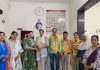 पुलिस अधिकारी एवं कर्मचारियों का किया सन्मान