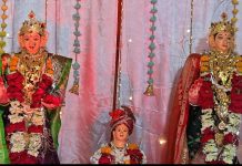 बागुल परिवारात महालक्ष्मी व गणपती बाप्पाचे उत्साहात आगमन