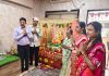 वस्त्रोद्योग मंत्री संजय सावकारे यांच्या निवासस्थानी पर्यावरणपूरक आरासीत बाप्पाची स्थापना!